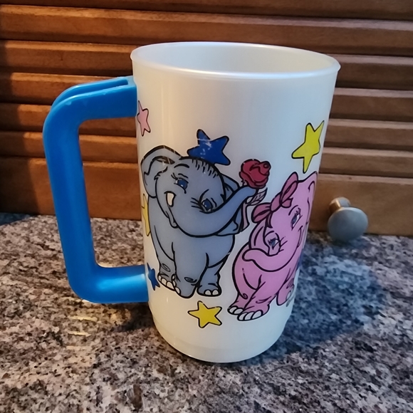 Vintage Ringling Bros and Barnum & Bailey Circus Plastic 22oz Mug- Elephants - Picture 4 of 6